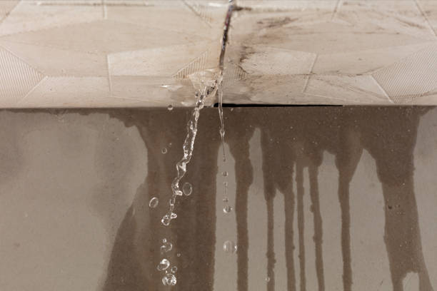 Professional Flood Damage Cleanup technician working in Middletown, IN